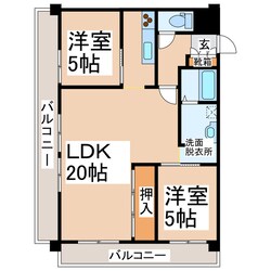 ダイアパレス京町台の物件間取画像